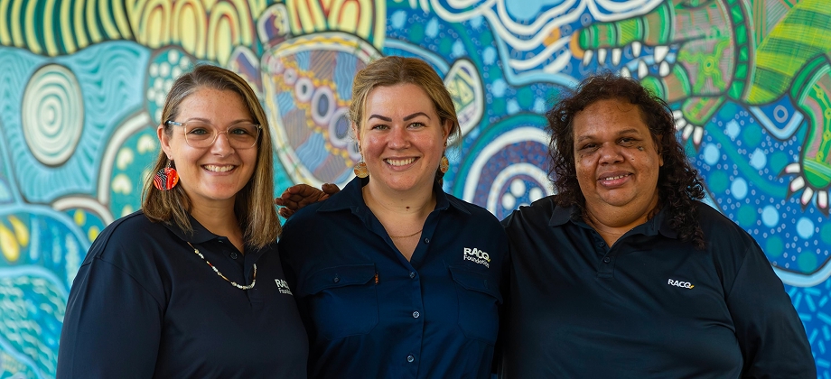 First Nations RAP Working Group members in Yarrabah, Traditional Country of the Gunggandji and Yidinji people