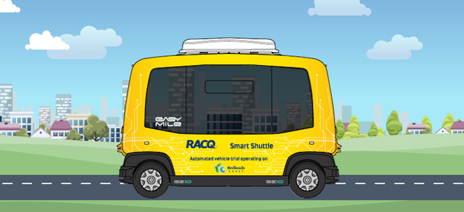 Shuttle bus for RACQ illustration