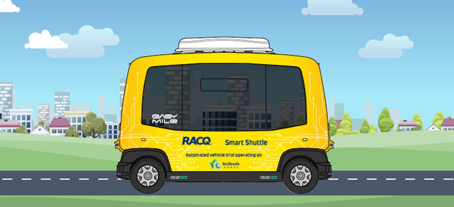 Shuttle bus for RACQ illustration
