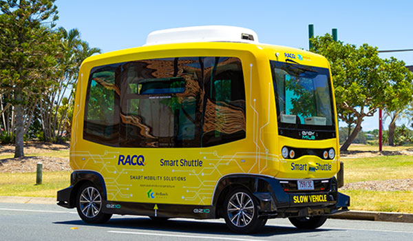 RACQ smart shuttle bus real life