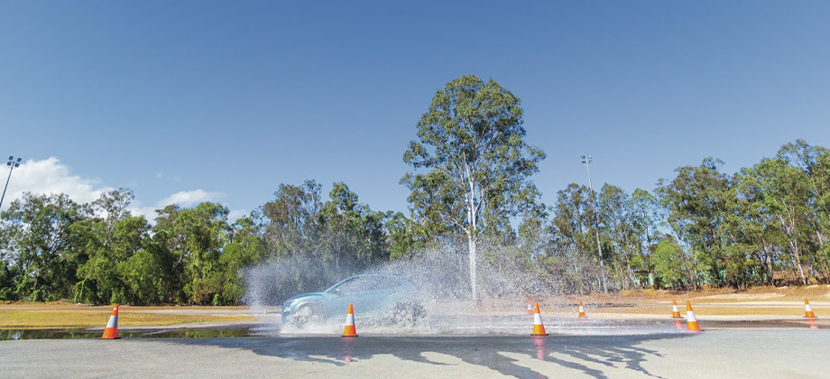 Skid Pan Water