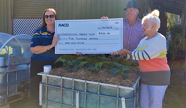 foundation cheque garden club