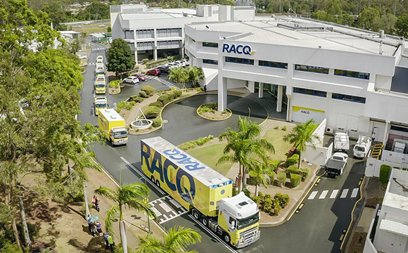 racq-trucks-outside-emp-building