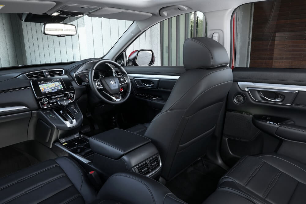2021 Honda CRV interior.