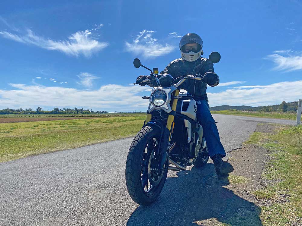CFMOTO 700CL-X Heritage on the open road.
