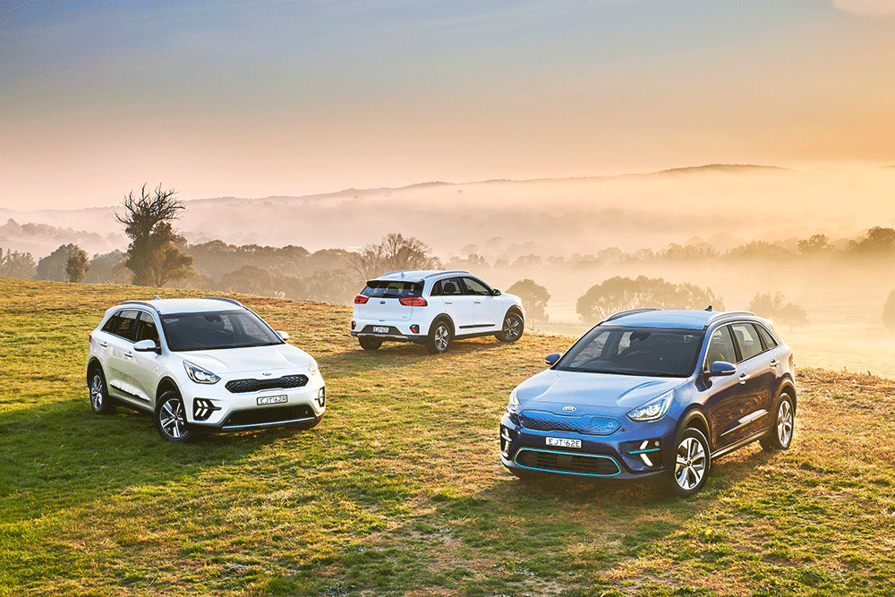 Kia Niro EV range.