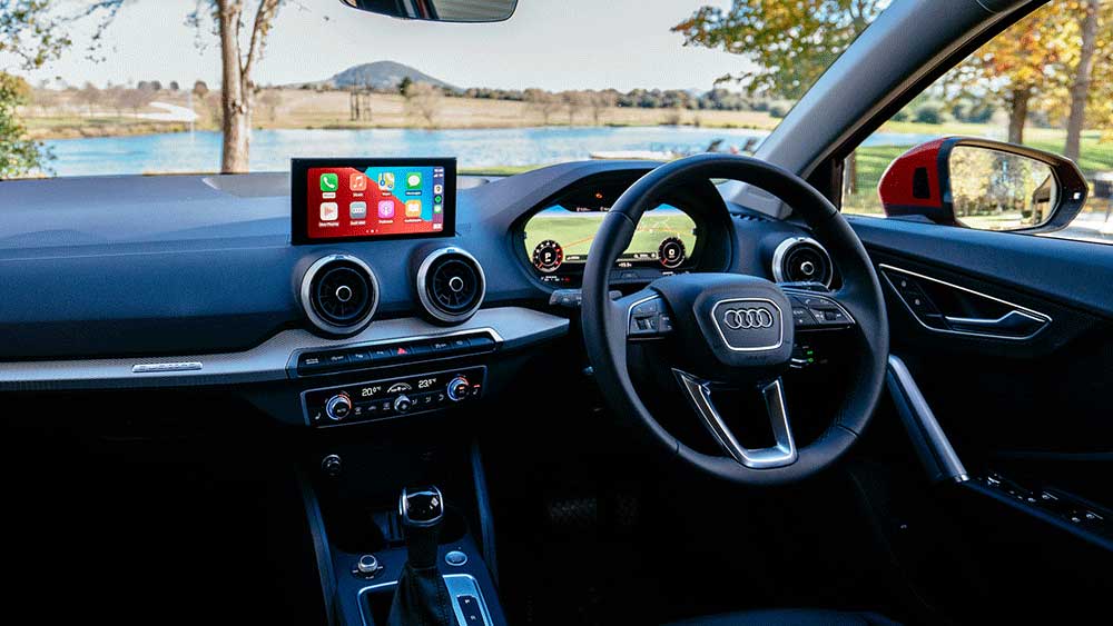 Audi Q2 40TFSI interior.