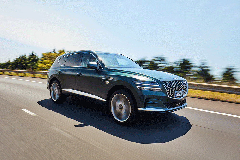 Genesis GV80 3.5T front view.