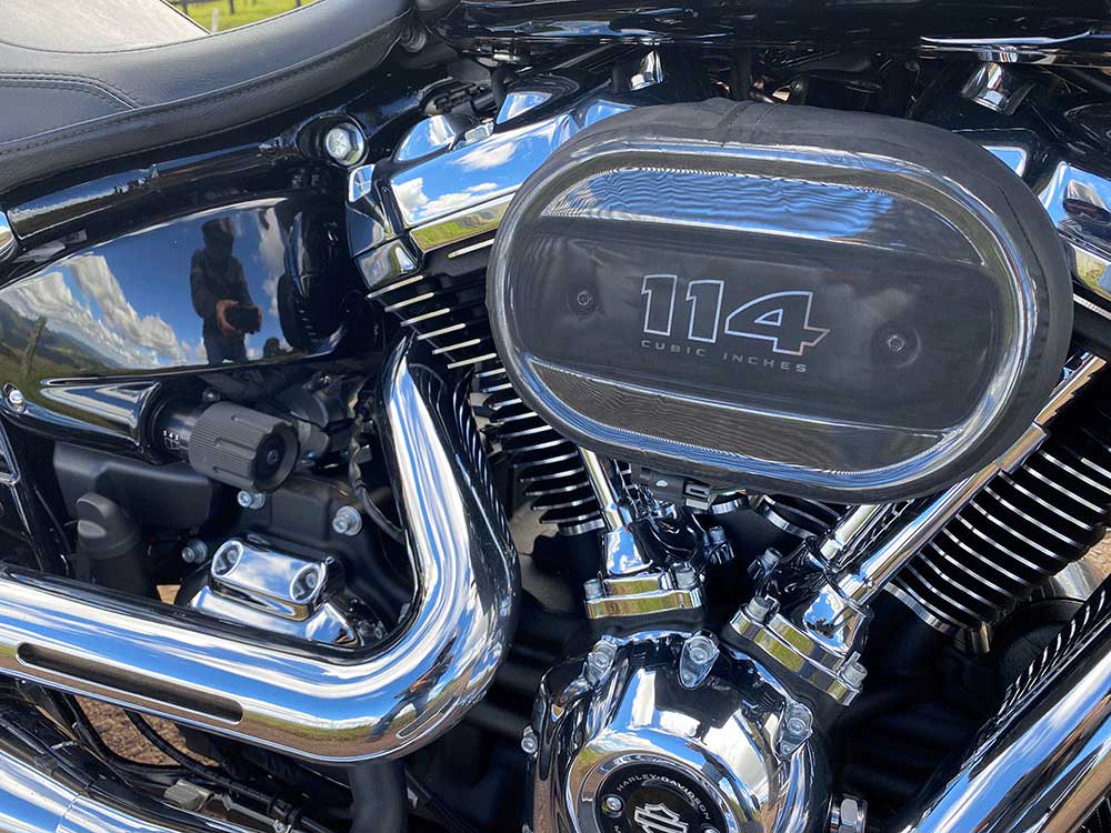 Harley Davidson Fat Boy engine.