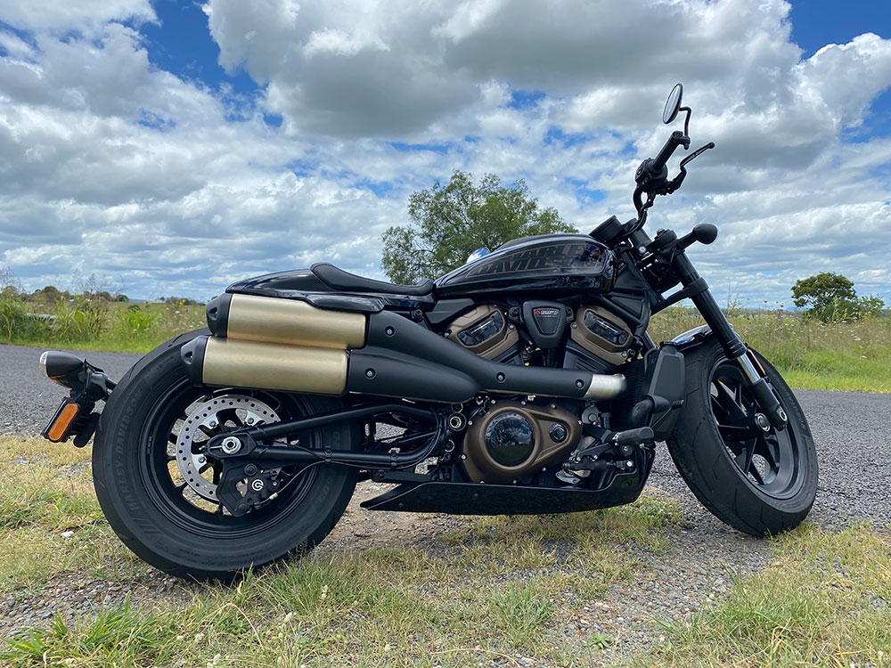 Harley-Davidson Sportster S RH1250S side view.