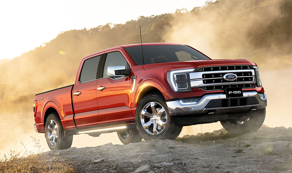 Ford F-150 side view.