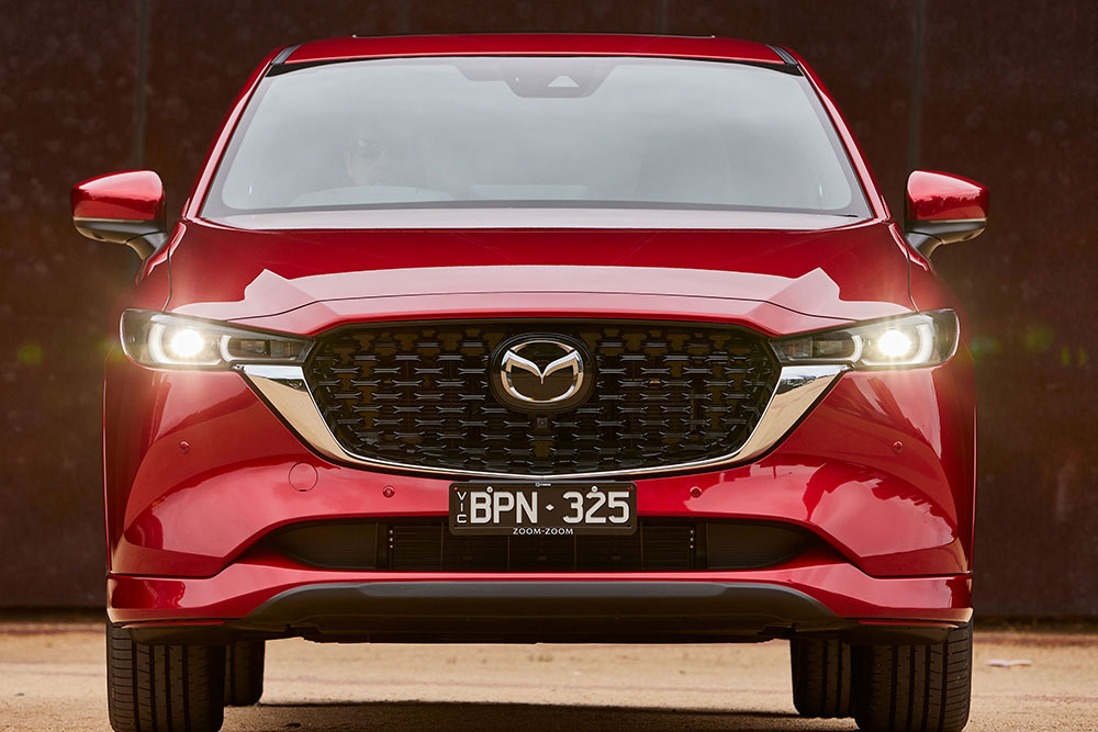 Mazda CX-5 front view.