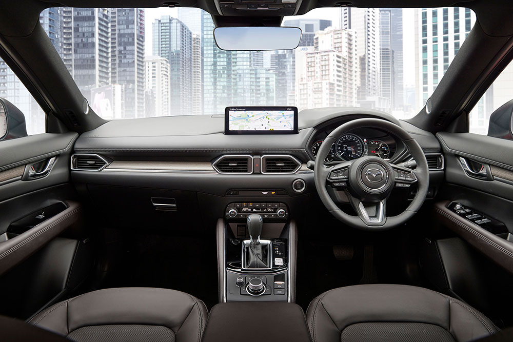 Mazda CX-5 interior view.