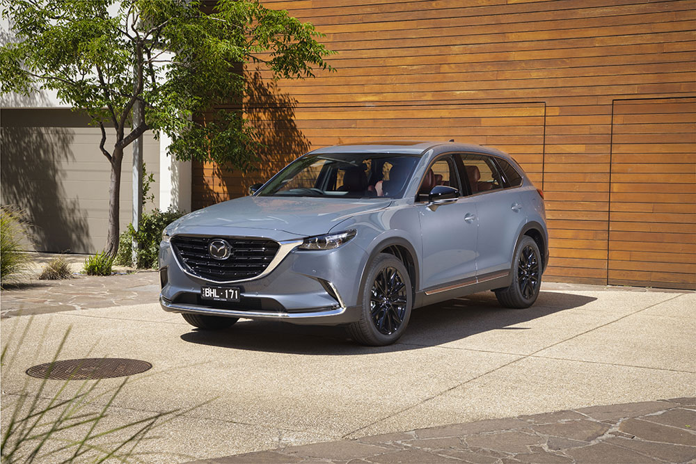 Mazda CX-9 front view.