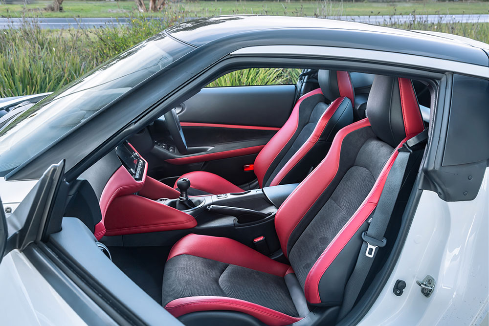 Nissan Z Coupe interior.