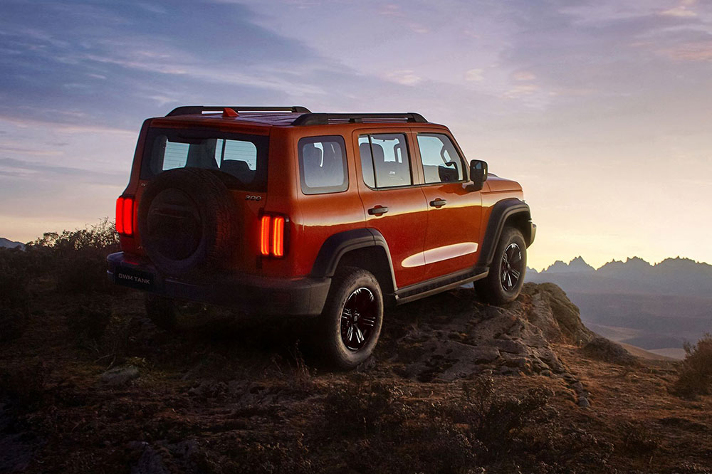 GWM Tank 300 hybrid  rear view.