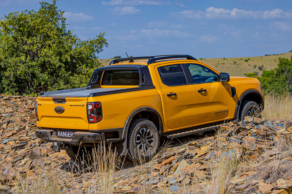 Ford Ranger Wildtrak X side view.