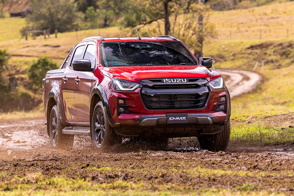 Isuzu D-Max X-Terrain Crew Cab MY23 front view.