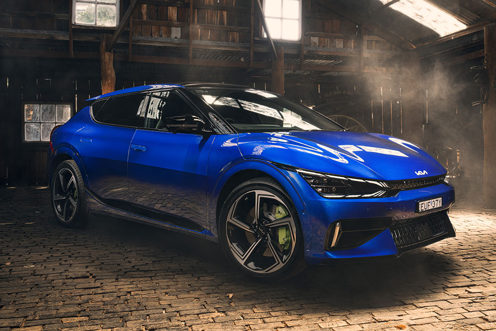 Kia EV6 GT hero image.