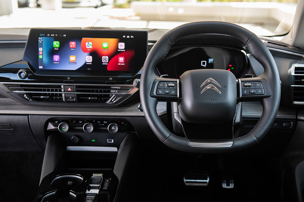 Ciroen C% X dashboard.