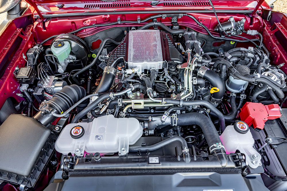 Toyota LandCruiser 70 Series engine.