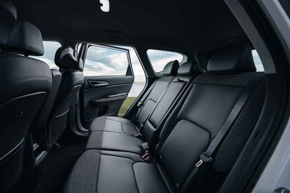 Kia EV5 rear seats.