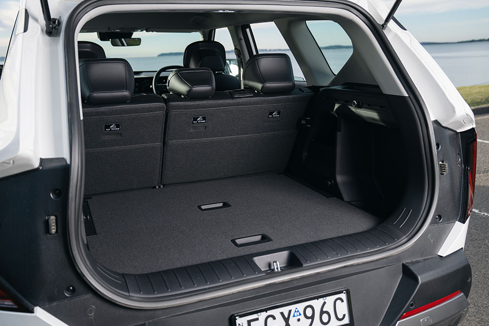 Boot space for Kia EV5.