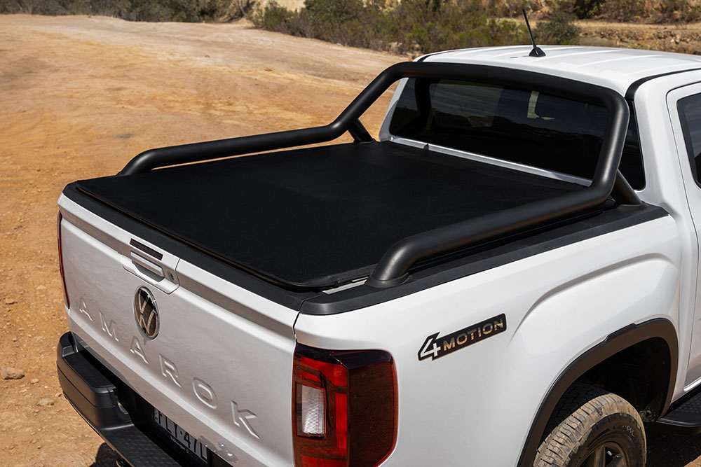 VW Amarok 10 Deserts Edition tray view.