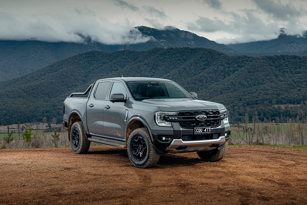 Ford Ranger Tremor front view.