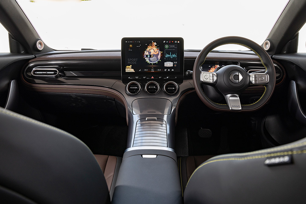Smart #3 interior.