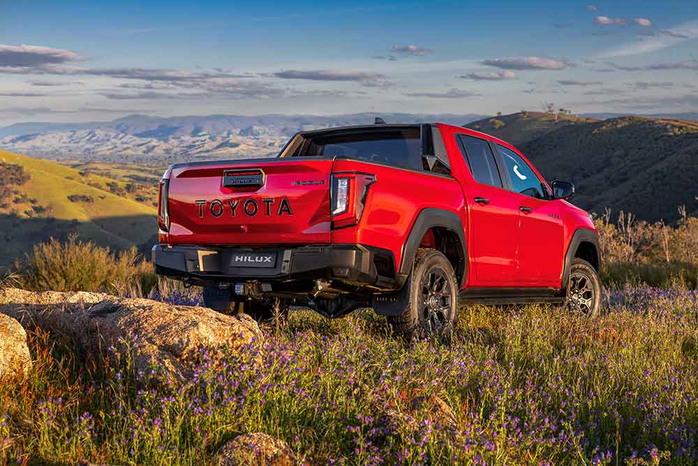 Toyota HiLux Rogue rear view.
