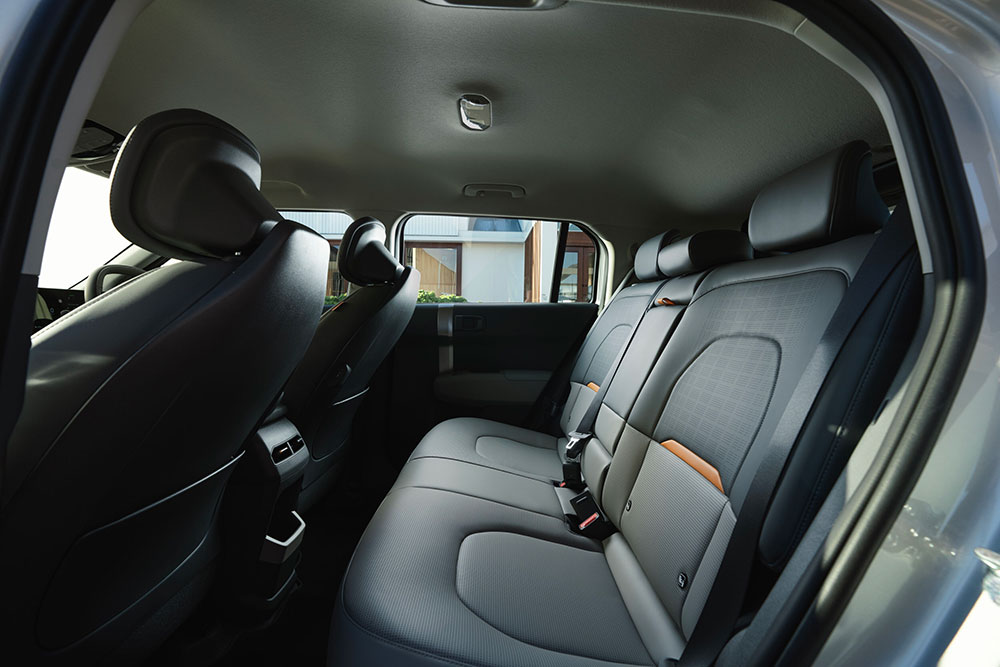 Kia EV3 Earth rear seats.
