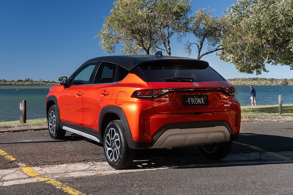 2025 Suzuki Fronx rear view.