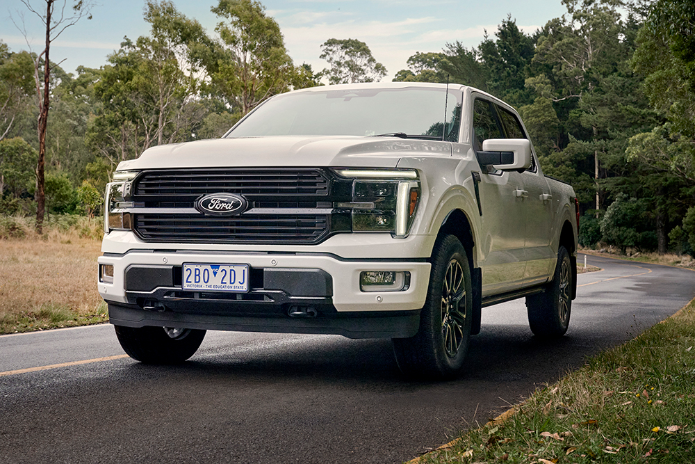 Ford F-150 Paltinum front view