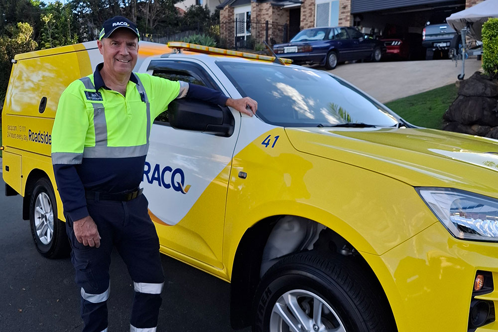 RACQ patrol officer Ian Provan.