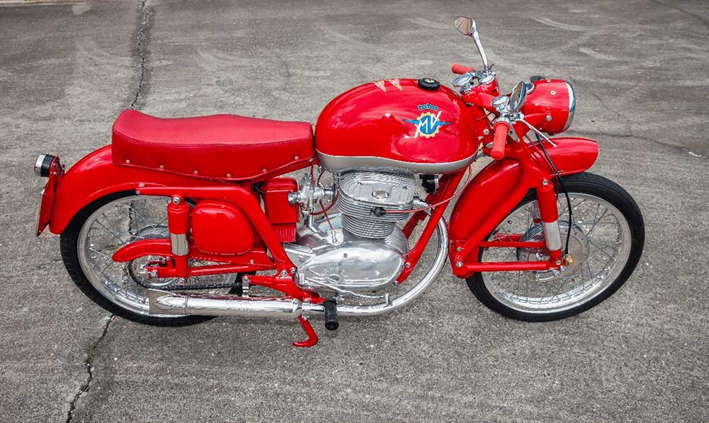MotorFest 2021 Motorcycle winner MV Augusta 175CSS 1954