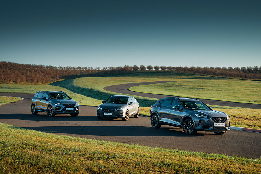 The three models in the Cupra line-up coming to Australia.