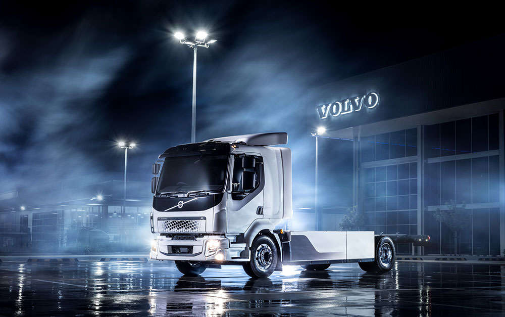 Volvo FL Electric truck.