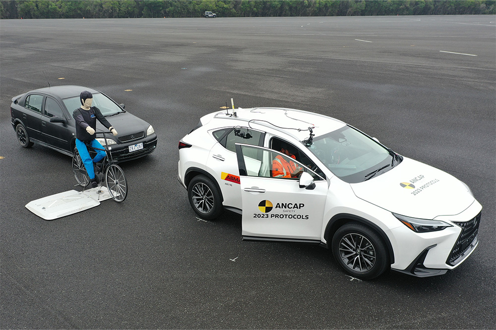 ANCAP conducting dooring test.