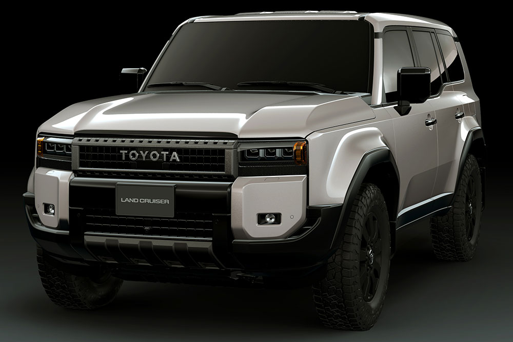 Toyota Prado LandCruiser front view.