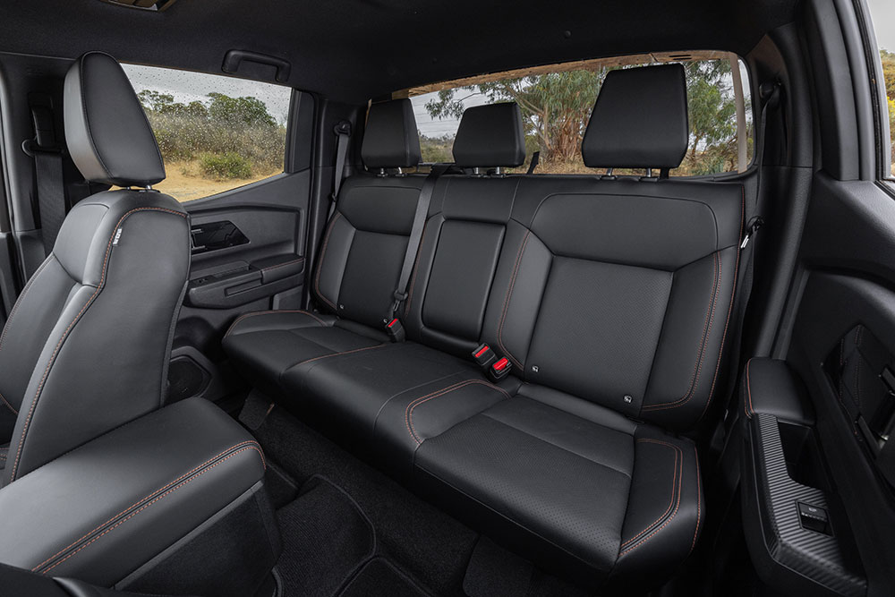2024 Mitsubishi Triton back seats.