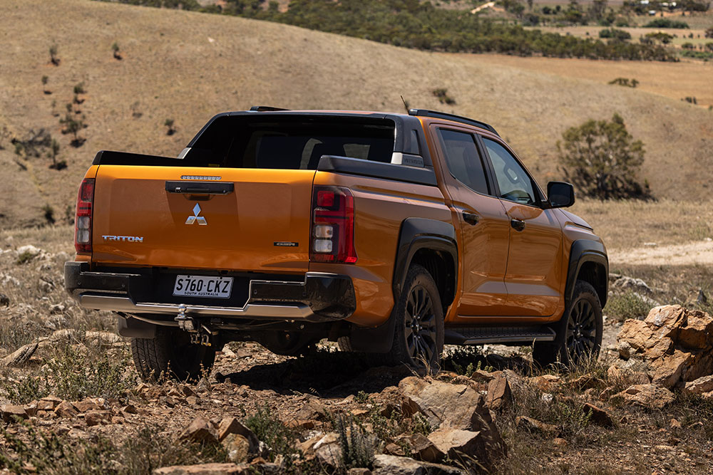 2024 Mitsubishi Triton off road.