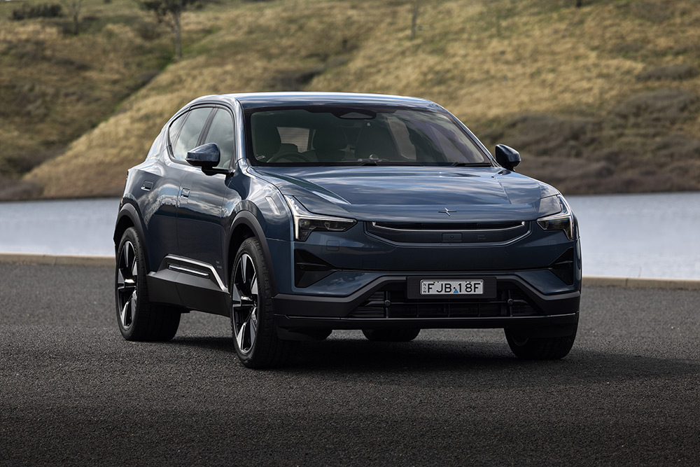 Front view of the 2024 Polestar 3 Long Range Dual Motor EV.