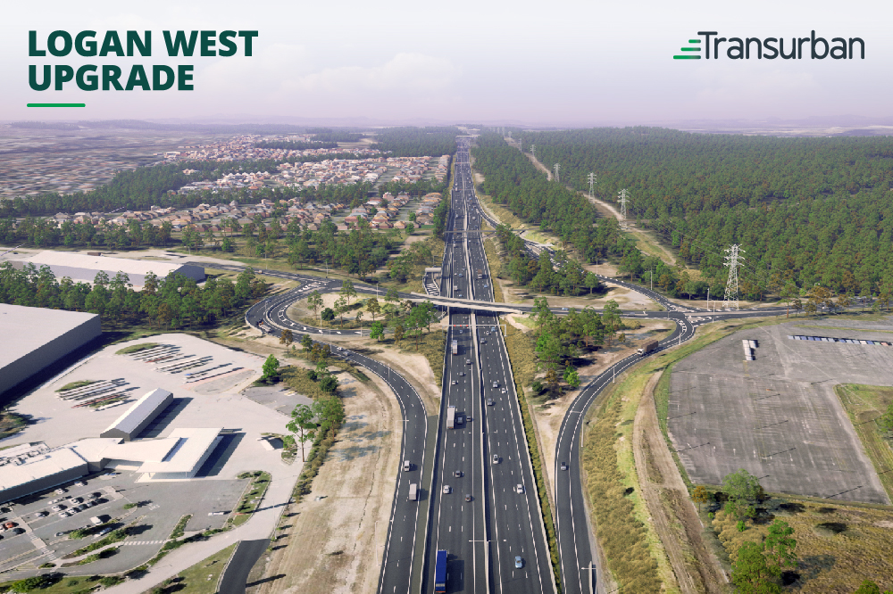 An upgrade to the Logan West motorway has be proposed.