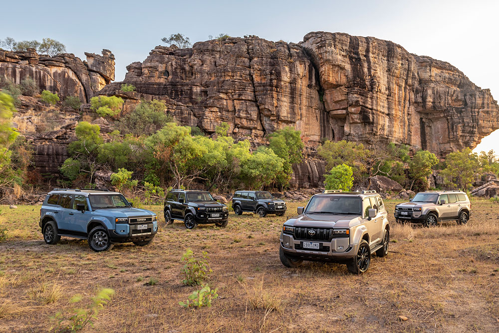 Toyota LandCruiser Prado MY25 lineup of models.