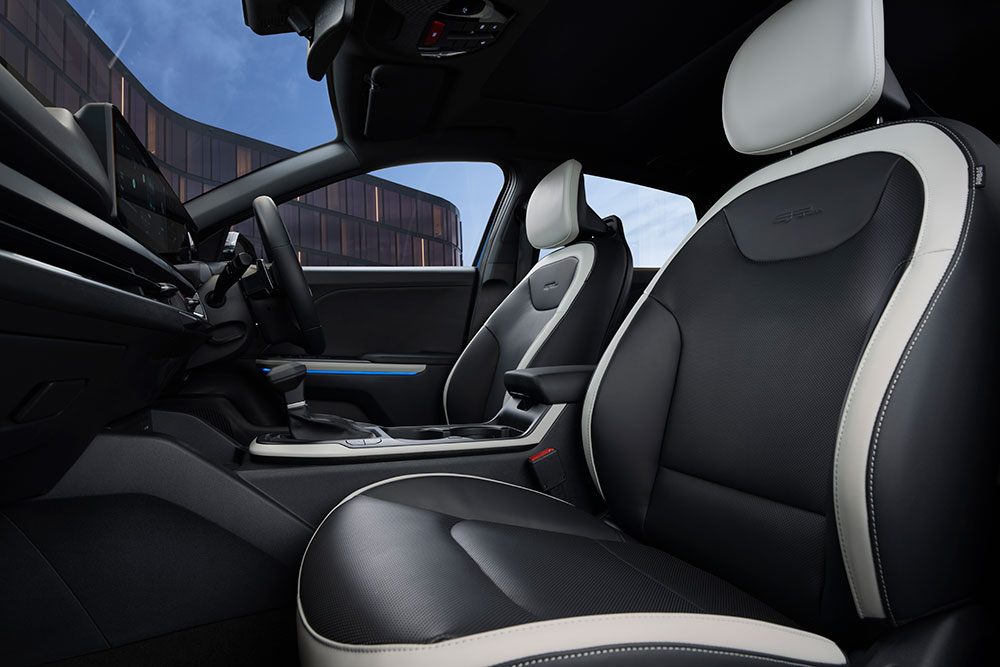Kia K4 GT Line front seats.