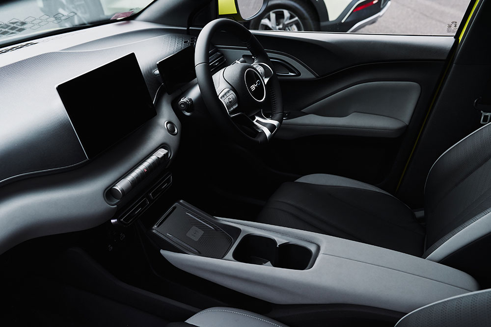 Interior view of BYD Atto 1.