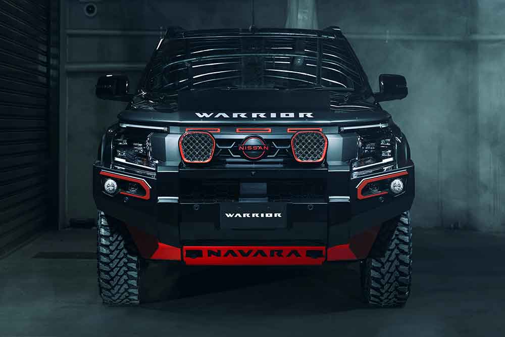2026 Nissan Navara Warrio Concept front view.