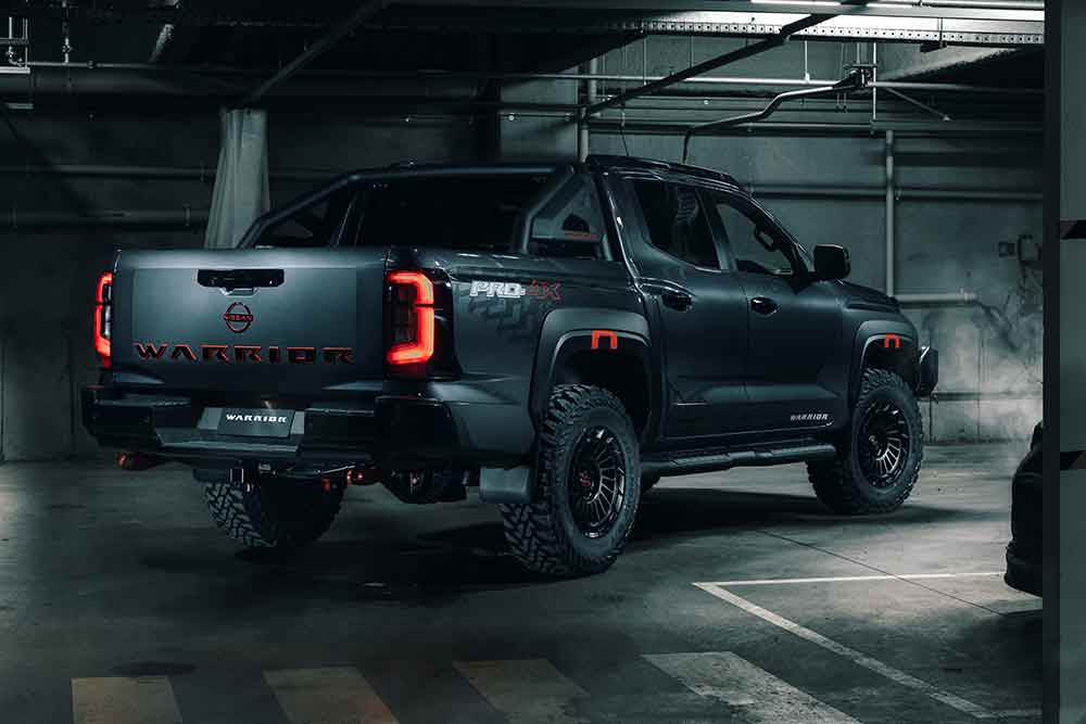 2026 Nissan Navara Warrio Concept rear view.