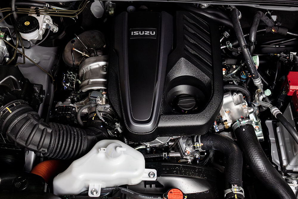 Isuzu D-Max X-Rider 2.2 engine.